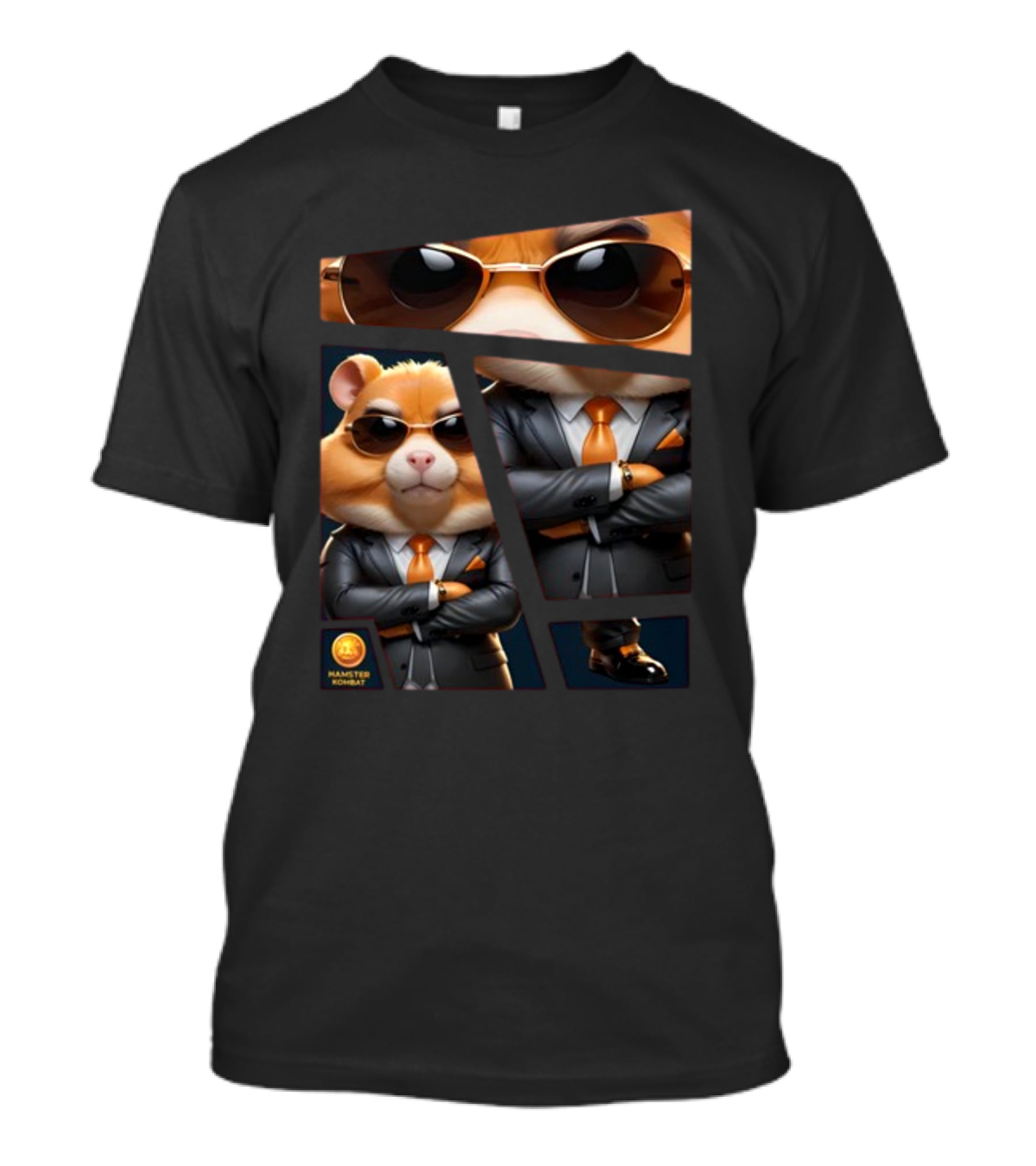 Hamster Combat Grandmaster Suit Sunglasses T-Shirt