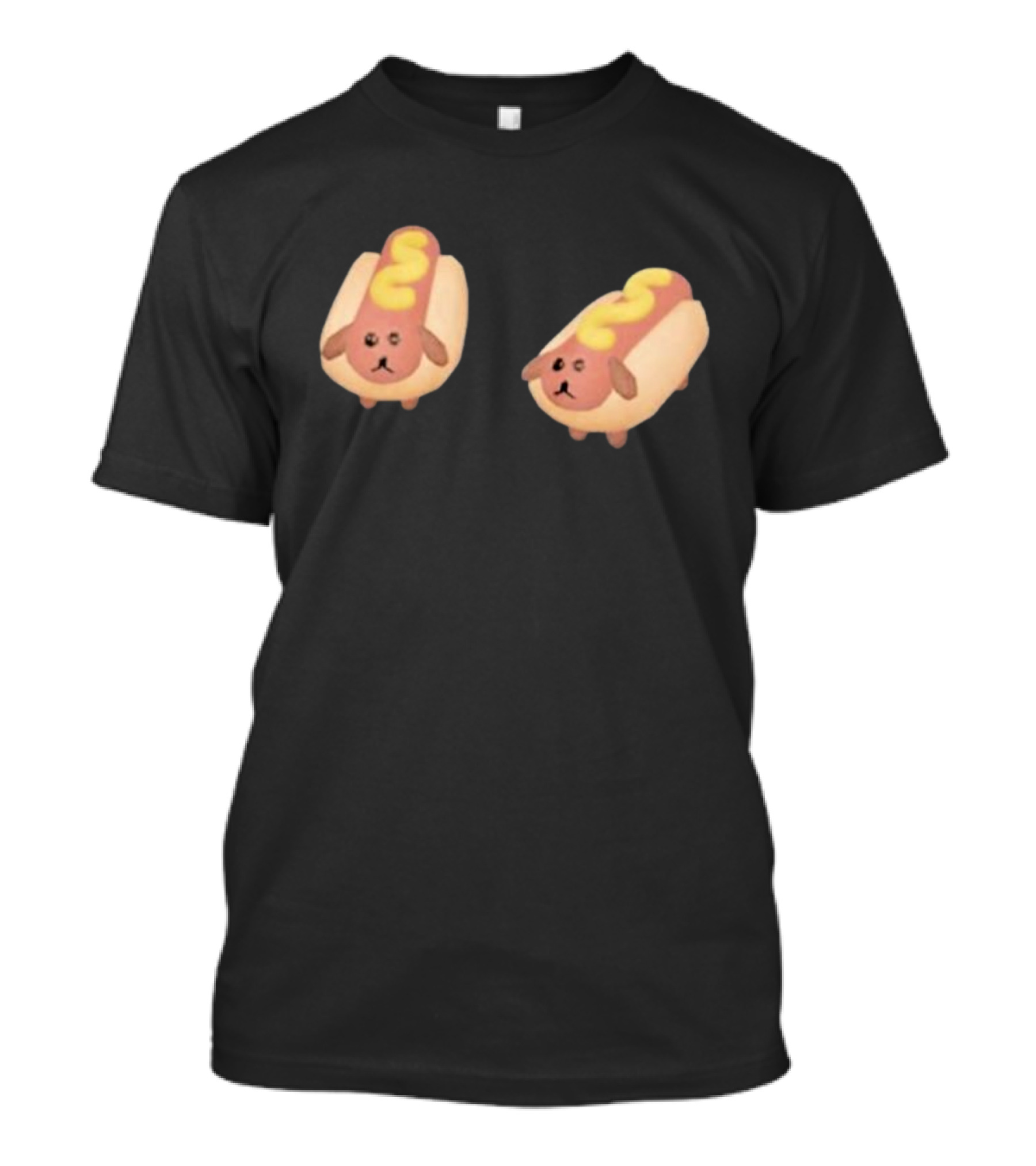 Double Hotdoggy Cute Puppy Snack T-Shirt