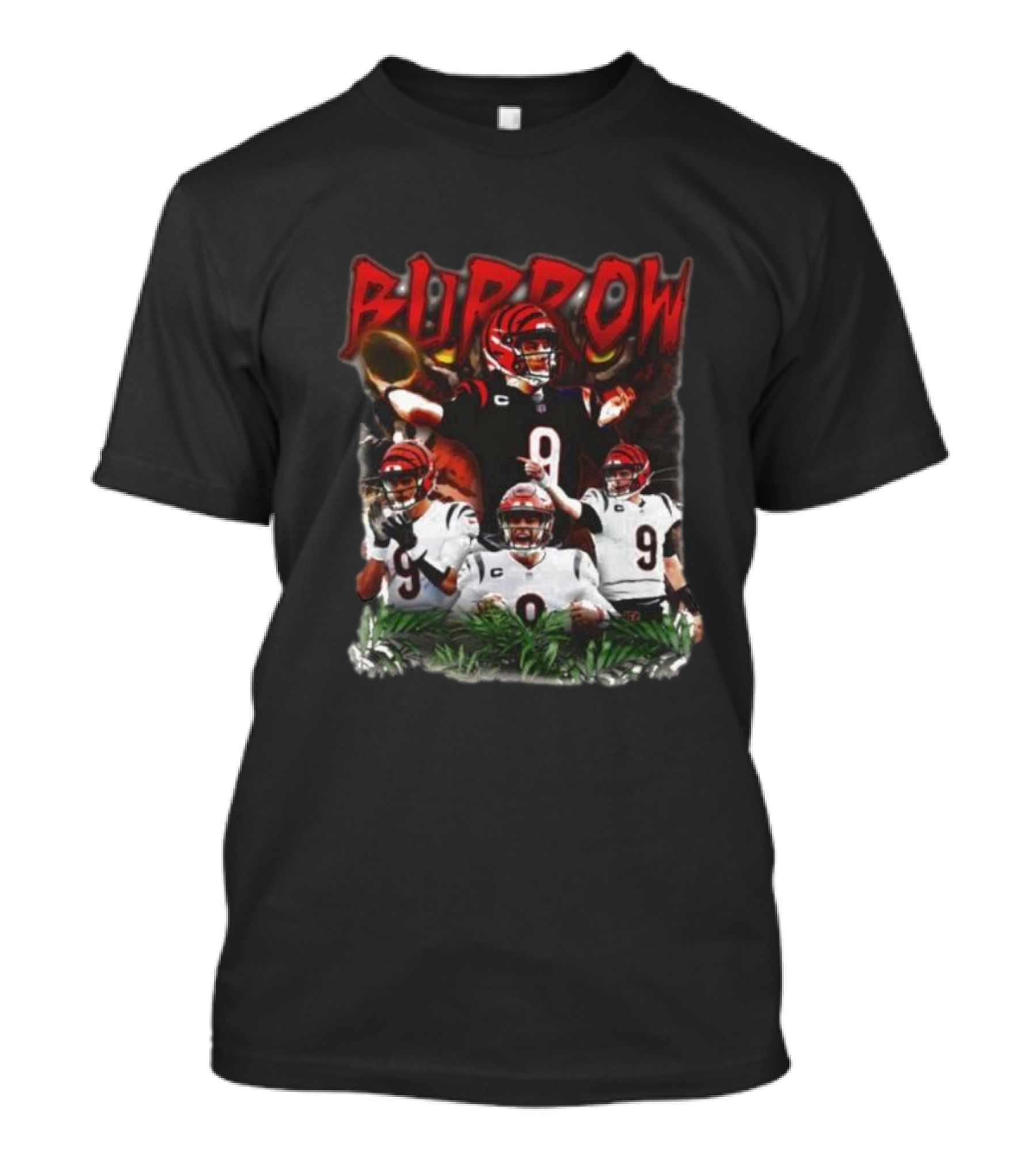 BURROW Bengal Tiger King Football T-Shirt