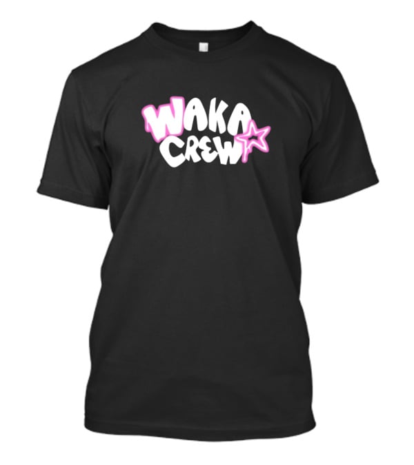 Waka Crew Airbrushed Pink Star T-Shirt