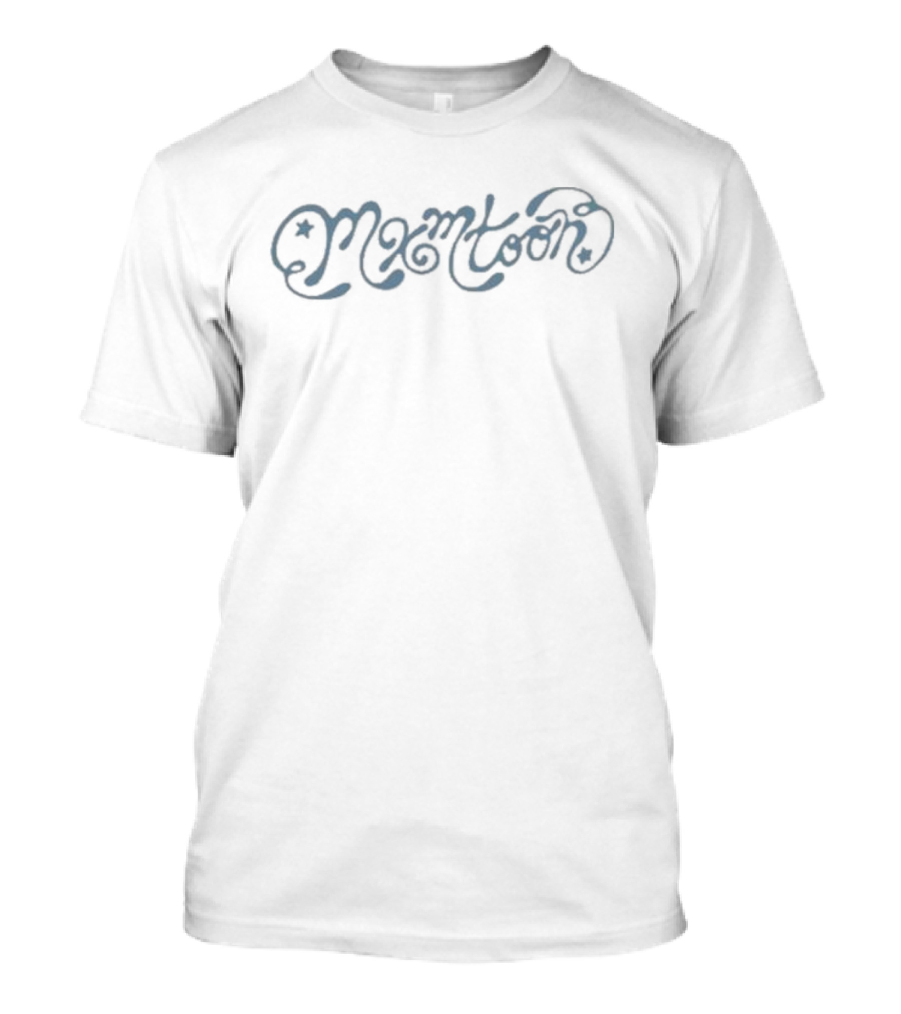 Mxmtoon Blue Text Logo With Star Elements T-Shirt