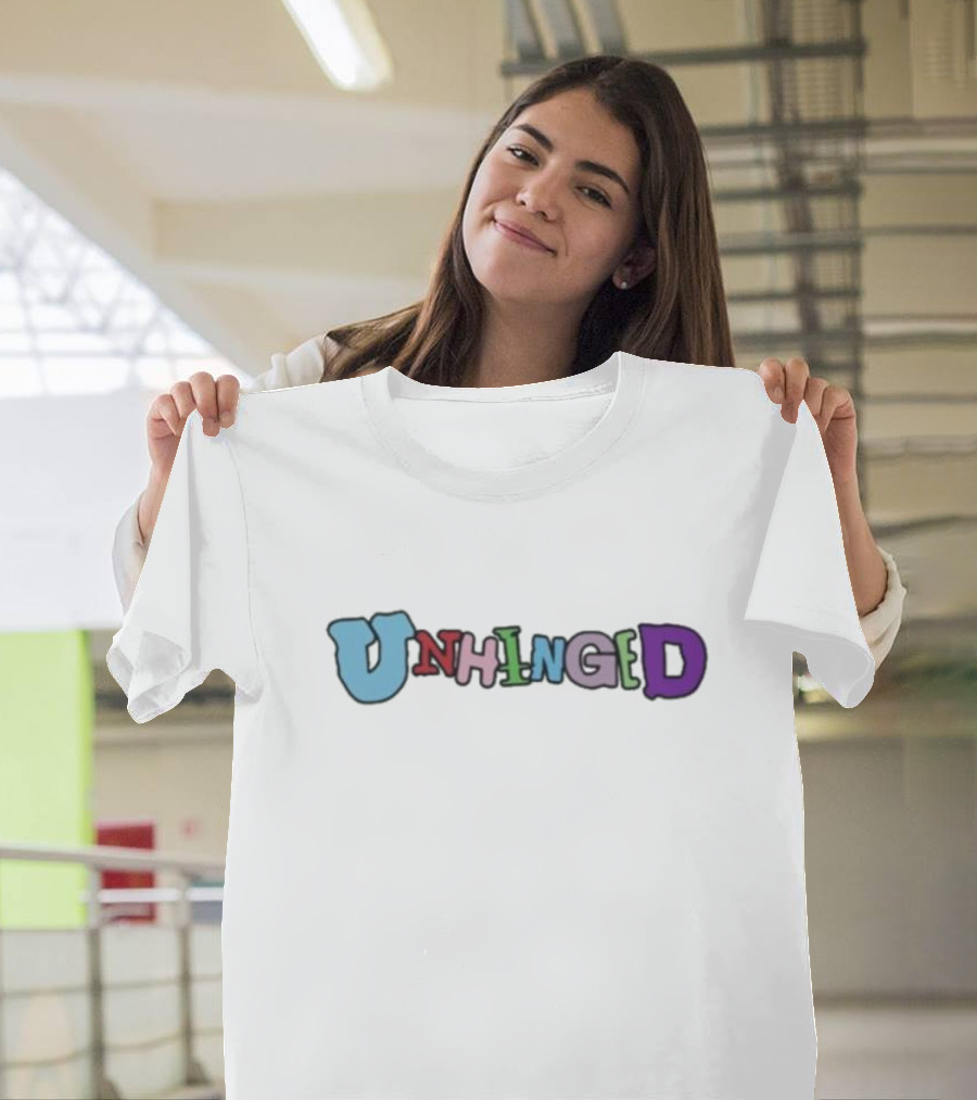 Garrett Watts Things By Garrett Unhinged Colorful Letters T-Shirt