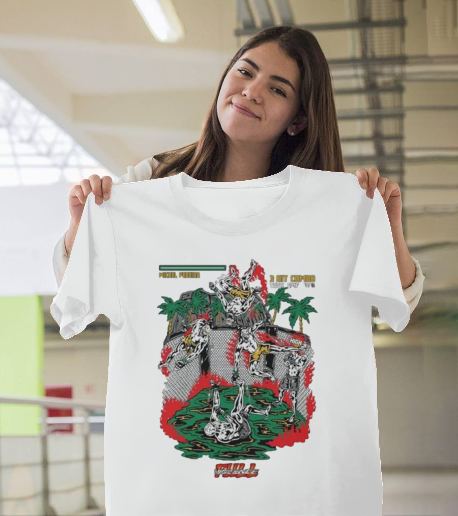 Michel Pereira Full Violence 8 Hit Combo Total Opp KO High T-Shirt