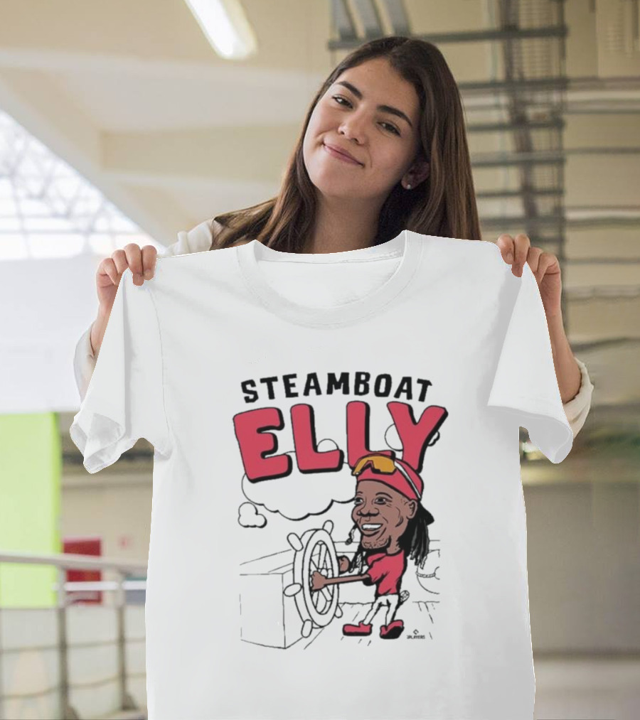 STEAMBOAT ELLY Elly De La Cruz Wheel Turner Cartoon T-Shirt