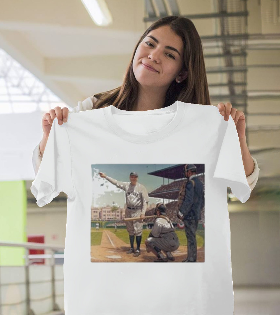 Babe Ruth Legendary Called Shot 1932 World Series Historic Baseball Moment T-Shirt