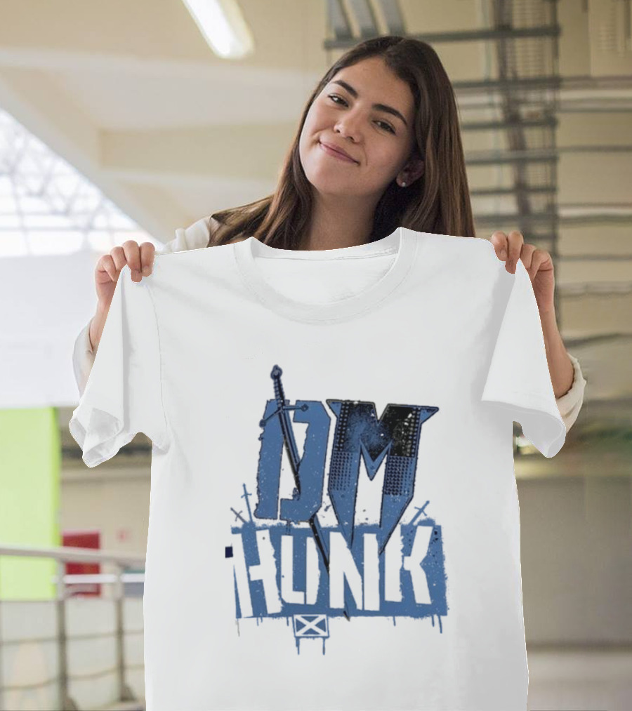 Drew Mcintyre DM Hunk Crossed Swords Ringer T-Shirt