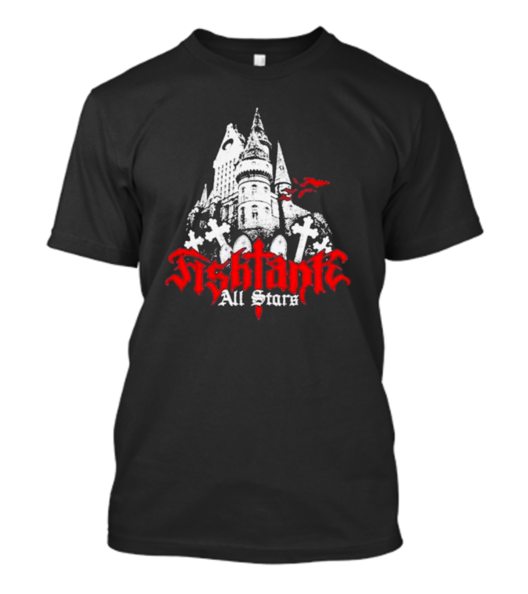 Fishtank All Stars Vampire Castle With Crosses T-Shirt