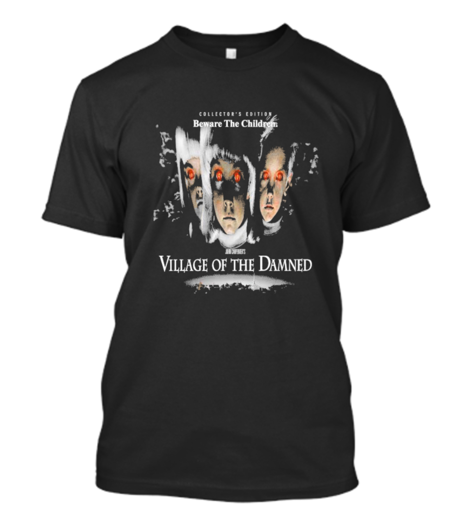 Collector's Edition John Carpenter's Village Of The Damned Beware The Children T-Shirt