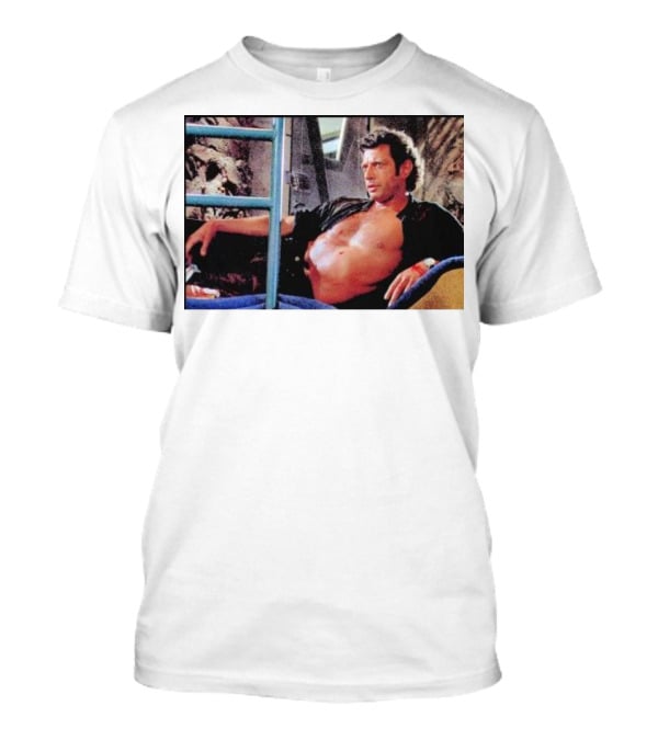 Ian Malcolm Jurassic Park Iconic Scene T-Shirt