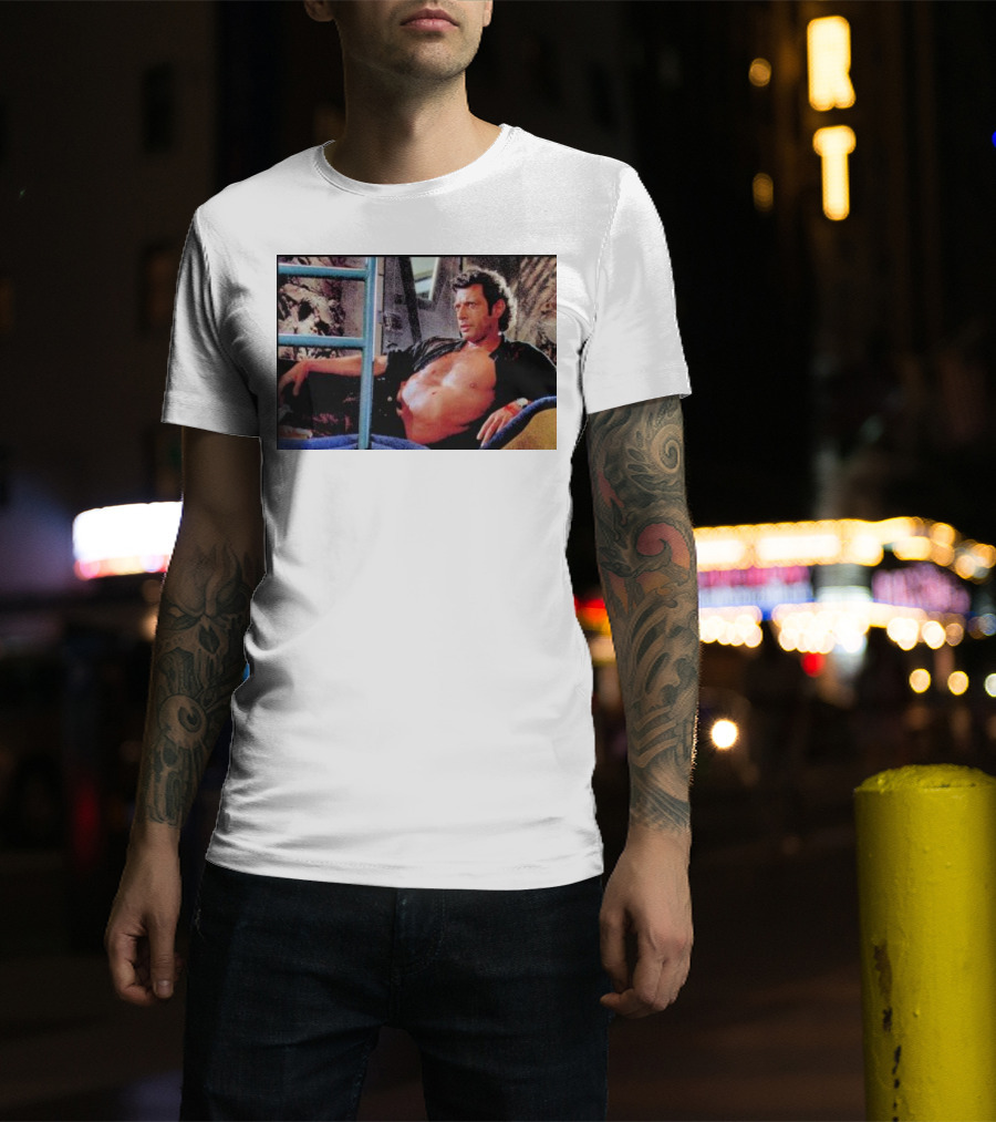 Ian Malcolm Jurassic Park Iconic Scene T-Shirt