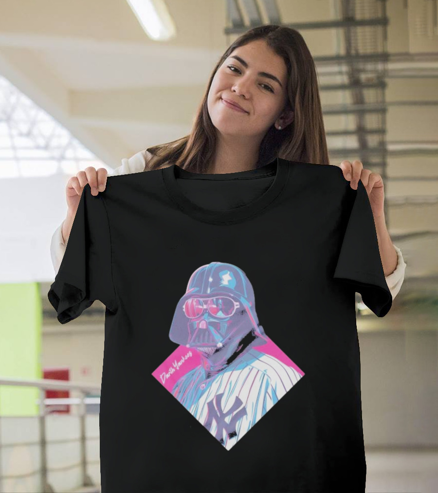 Darth Yankees New York Yankees Star War Crossover Iconic T-Shirt