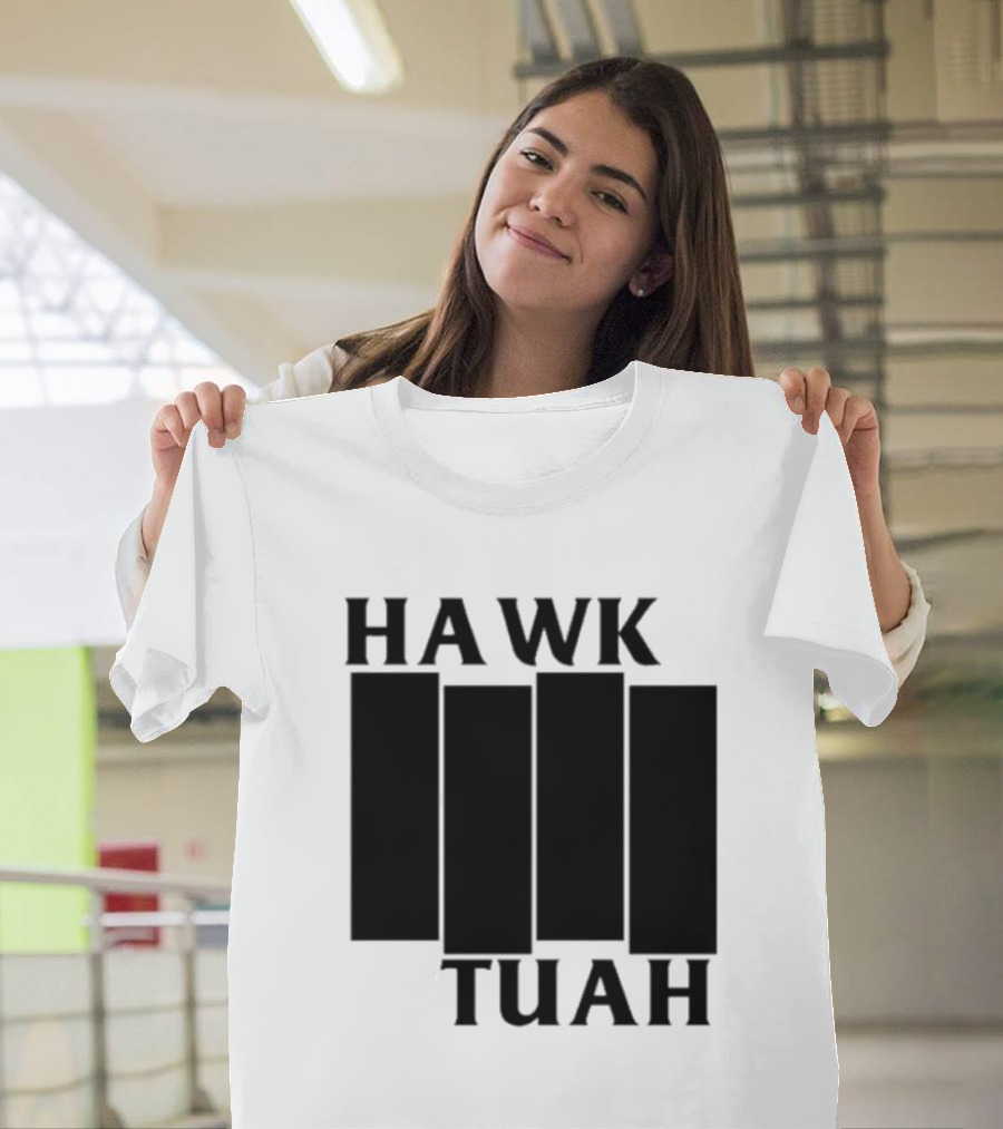 Hawk Tuah Black Flag T-Shirt