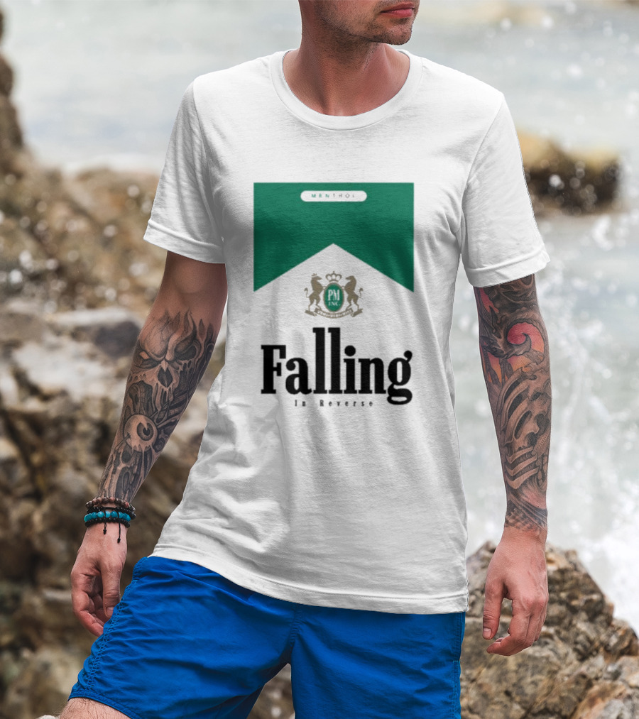 Falling In Reverse Menthol PM INC Lions Crest T-Shirt
