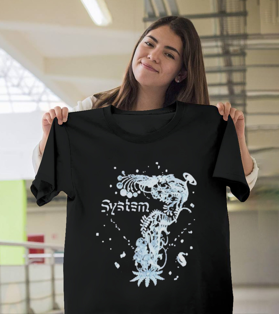 System 7 Unique Floral T-Shirt