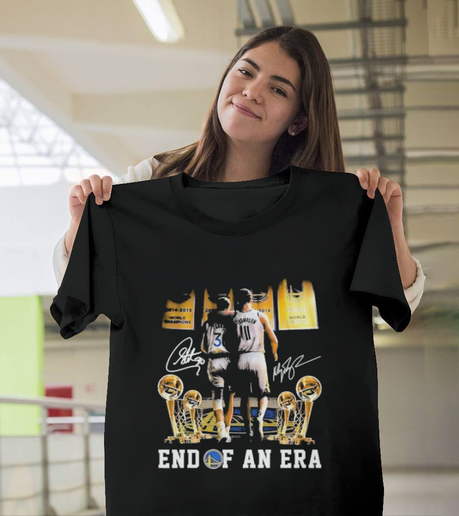 End of an Era Klay Thompson World Champions 2015-2018 T-Shirt