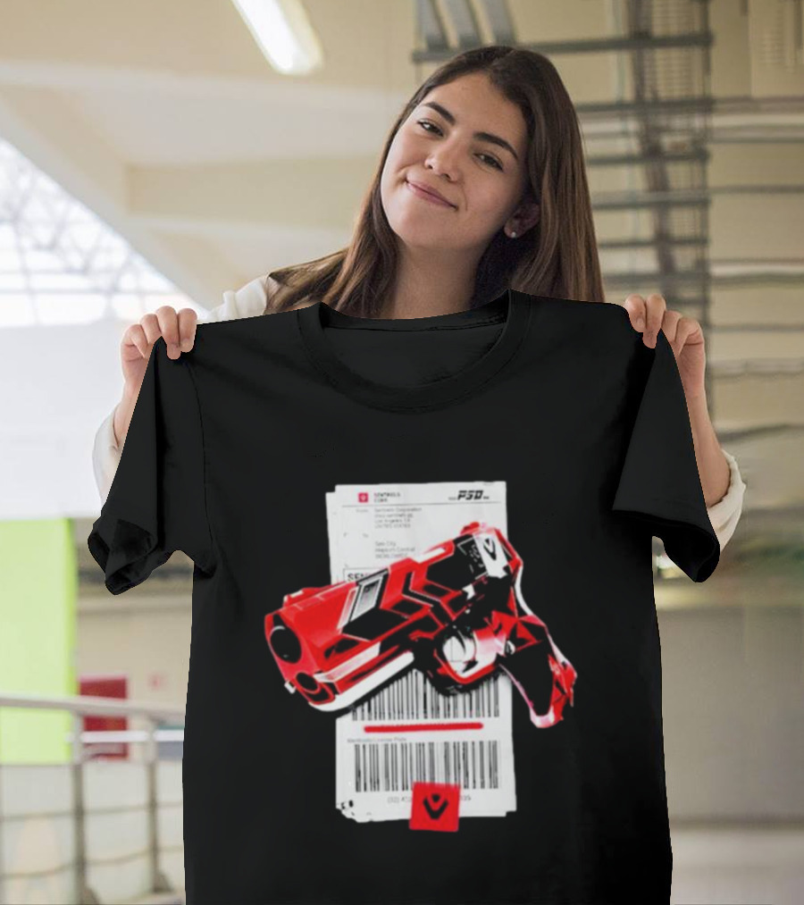 Sentinels Pistol Barcode PSD Capsule T-Shirt