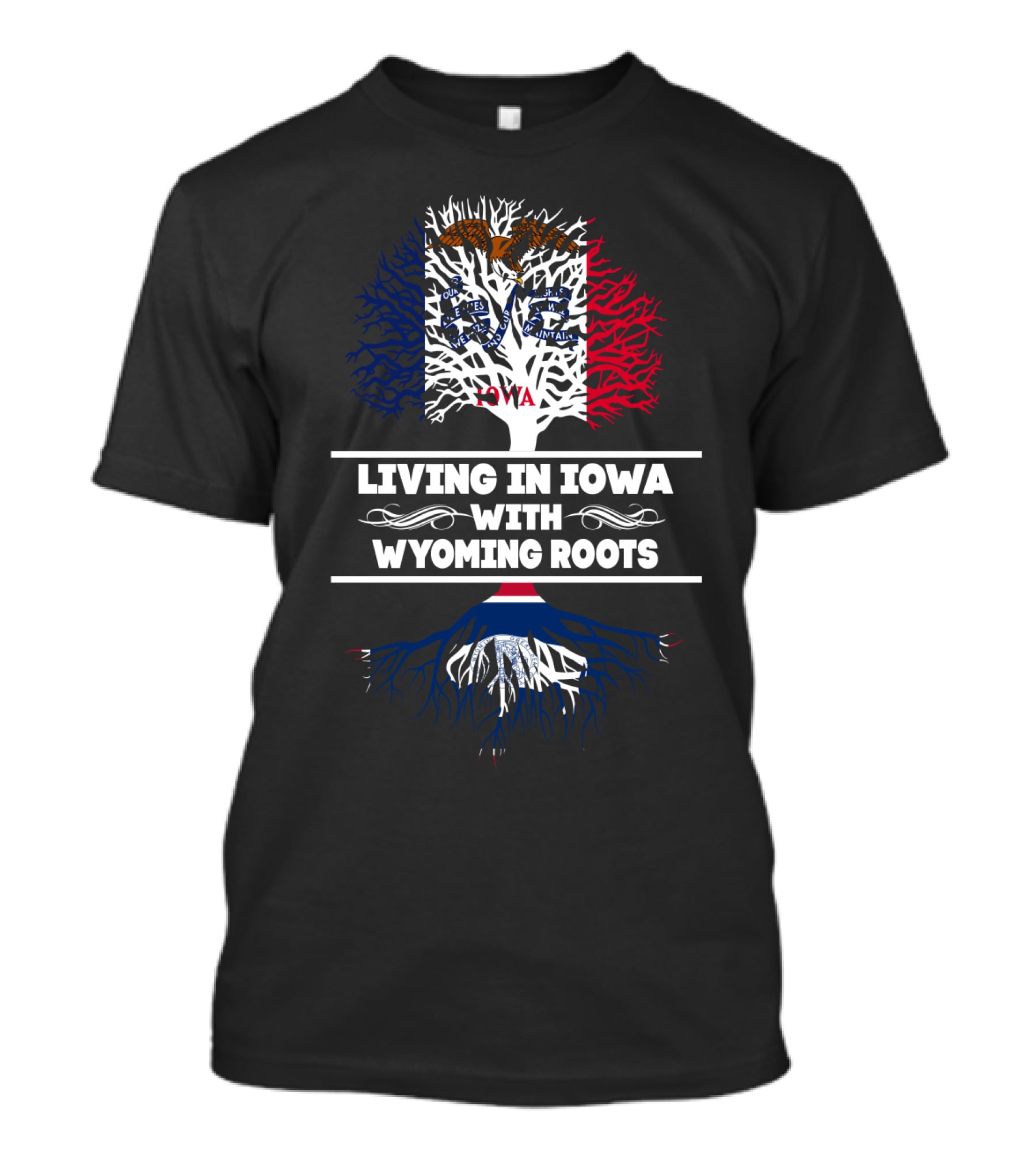 Iowa Lifestyle Embracing Heritage With Wyoming Roots State Pride T-Shirt