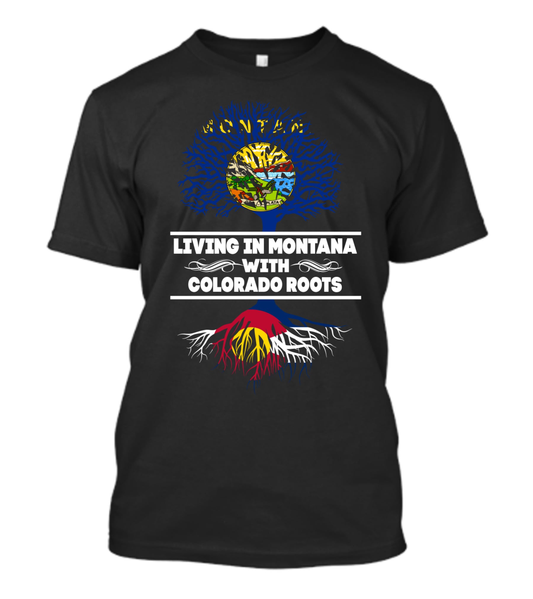 Montana Lifestyle Embracing Heritage From Colorado Roots T-Shirt