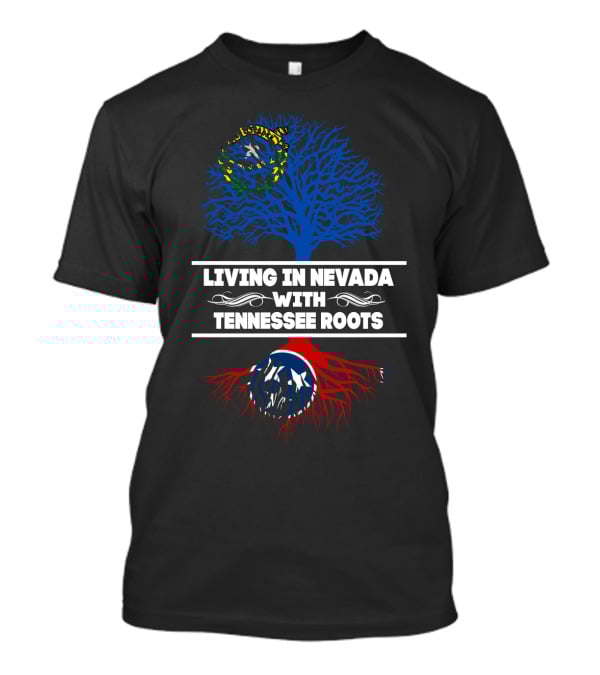Nevada Living With Deep Tennessee Roots Showcased In Flag-Inspired Tree T-Shirt