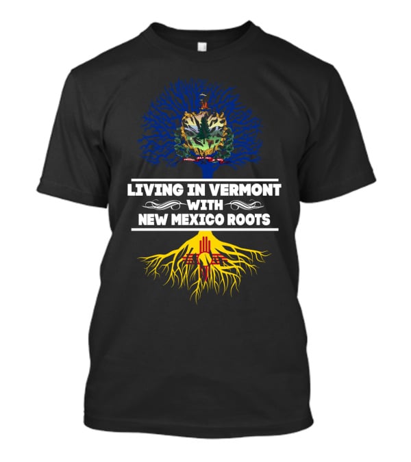 Vermont Residency New Mexico Heritage Tree Symbols T-Shirt