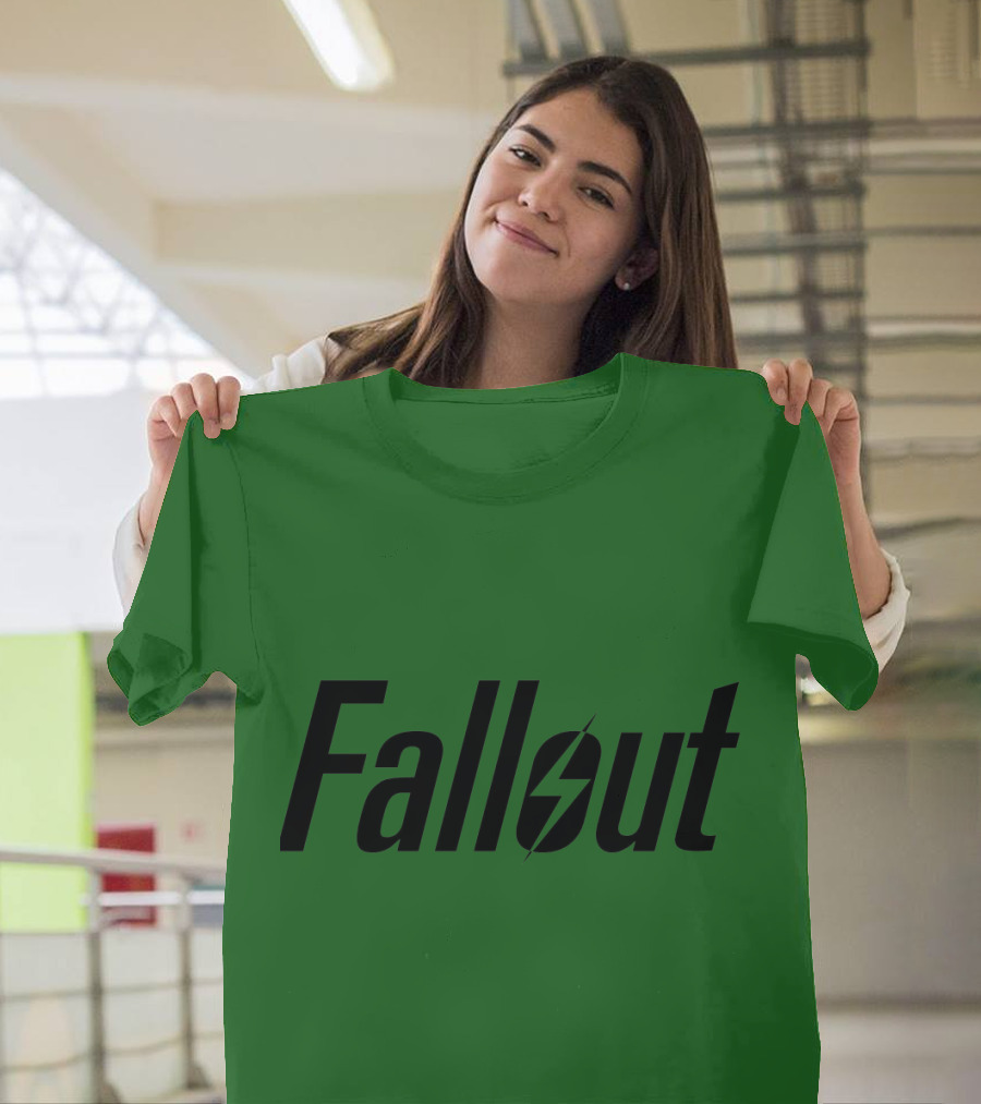 Fallout Logo Green Background T-Shirt