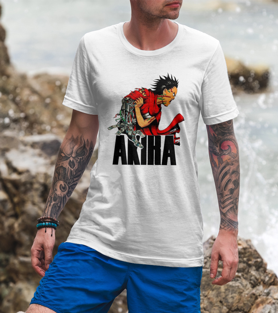 AKIRA TETSUO VtG 80s Manga Anime Comic Movie Cyberpunk T-Shirt