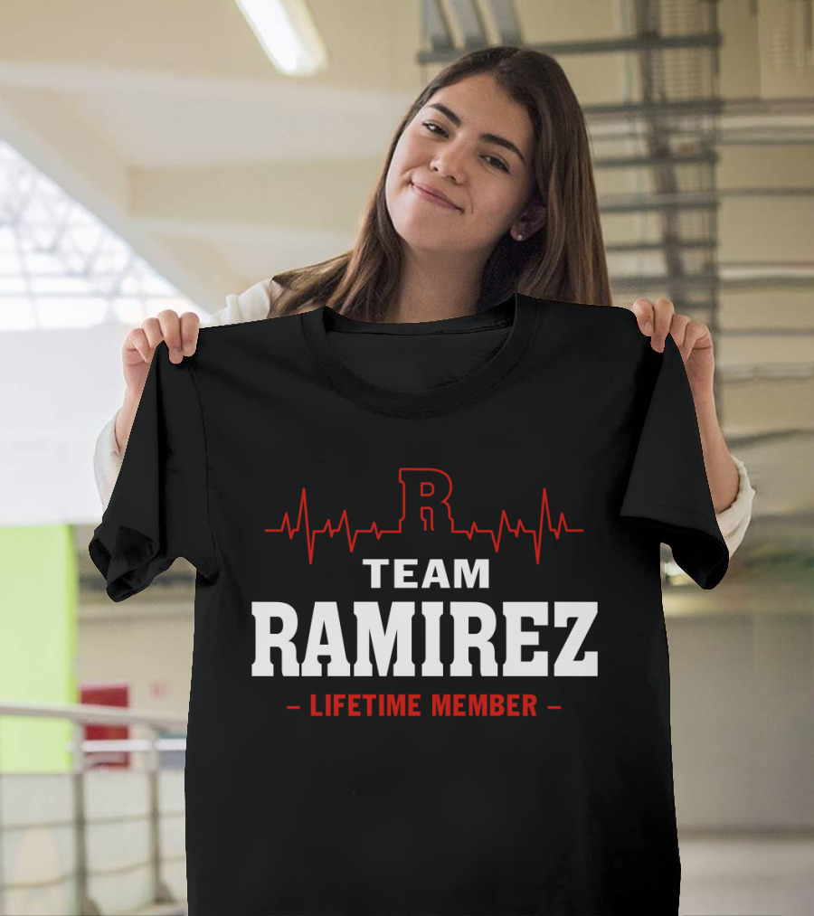Team Ramirez Lifetime Member Heartbeat T-Shirt