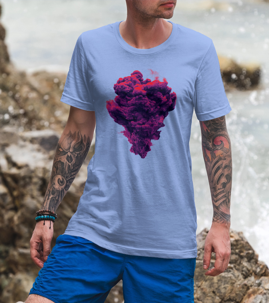 Mountain Smoke Vivid Explosion T-Shirt