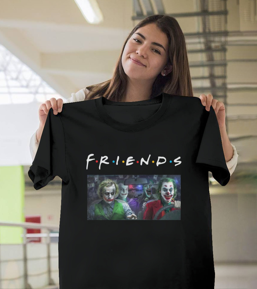 Joker Characters Friends TV Show T-Shirt