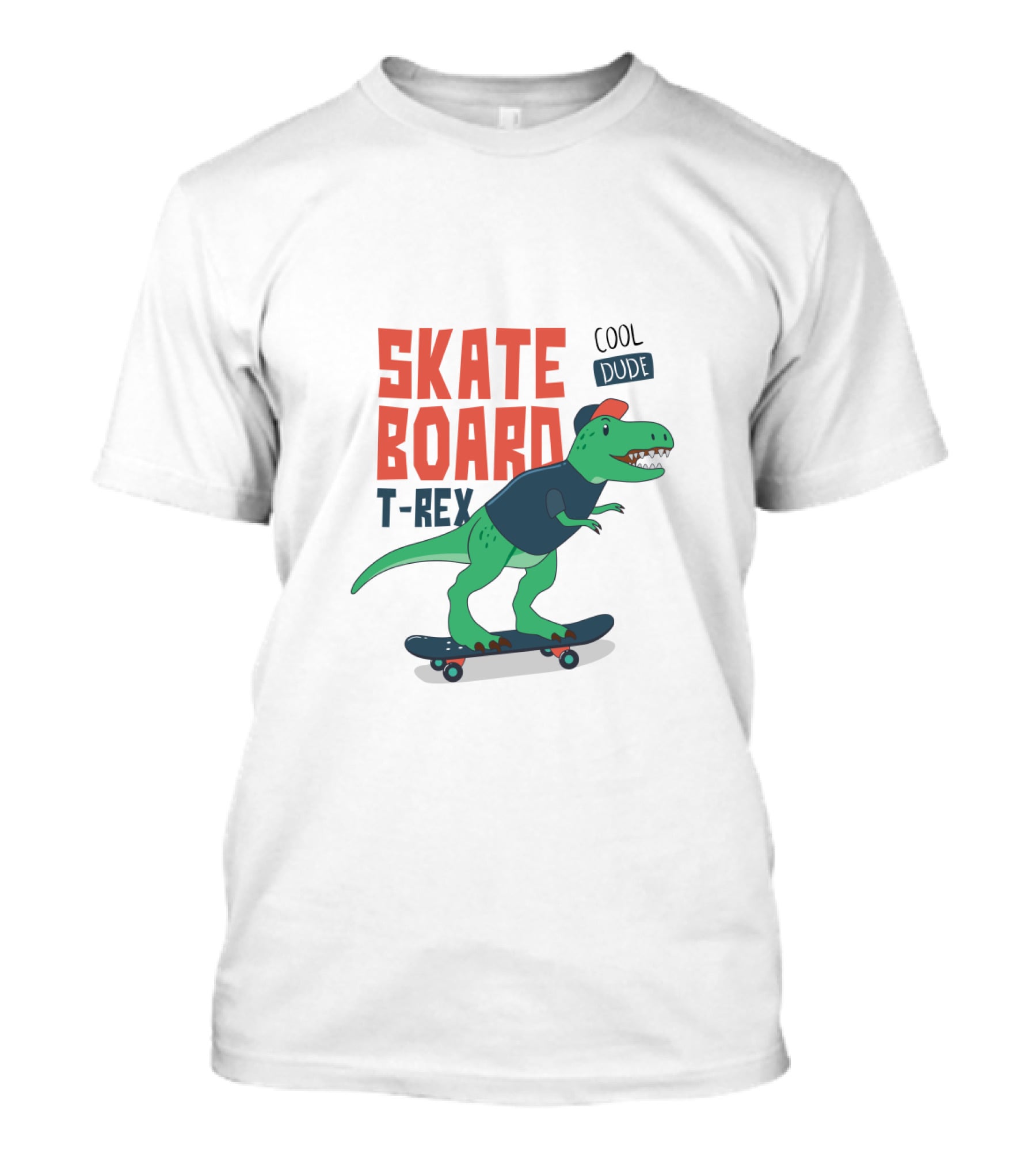 Skateboard T-Rex Cool Dude T-Shirt