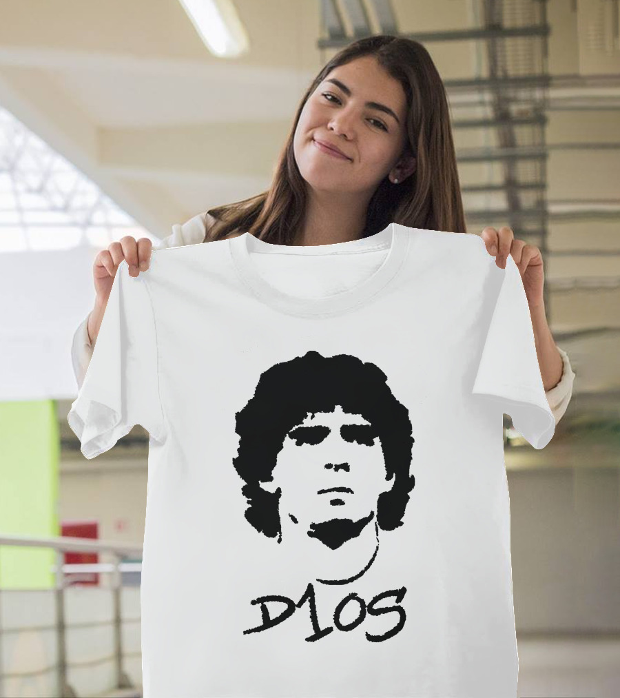 Diego Maradona D1OS Iconic Portrait Legend T-Shirt