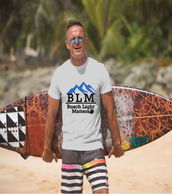 BLM Busch Light Matters Mountain T-Shirt
