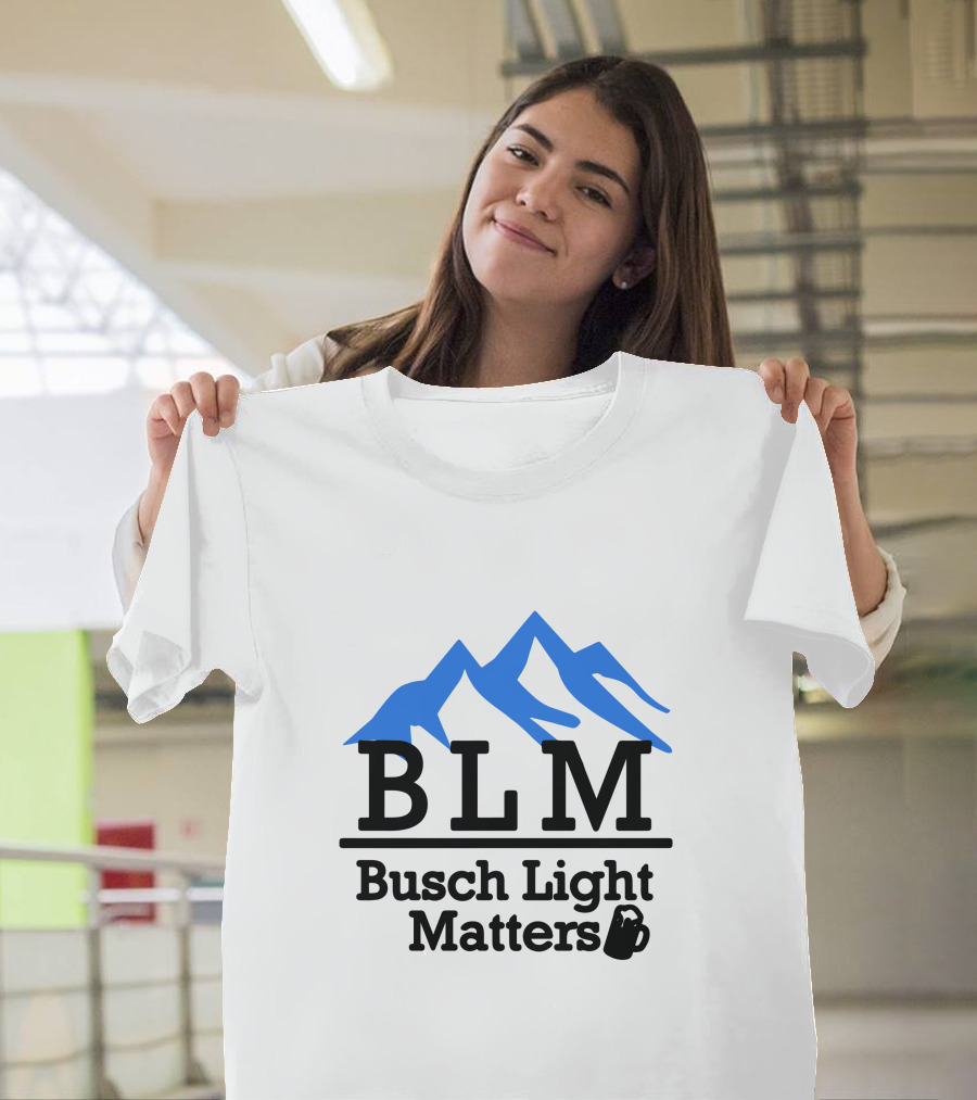 BLM Busch Light Matters Mountain T-Shirt