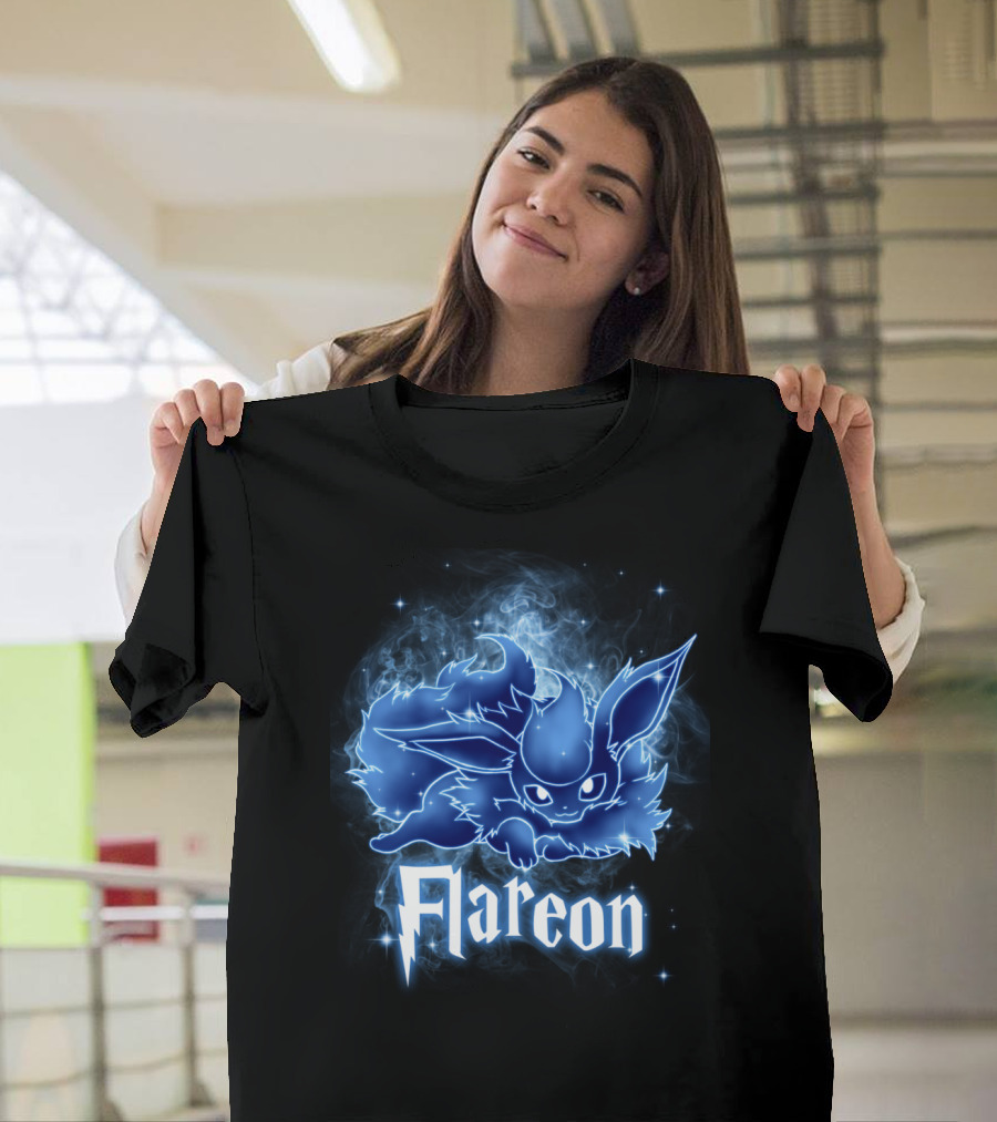 Flareon Pokemon Patronus Magic Creature Fusion T-Shirt