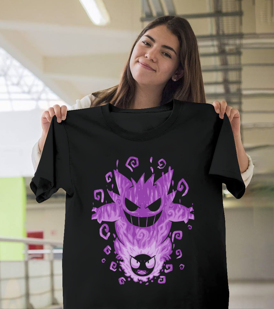EVOLUTION POKEMON GENGAR GASTLY T-Shirt