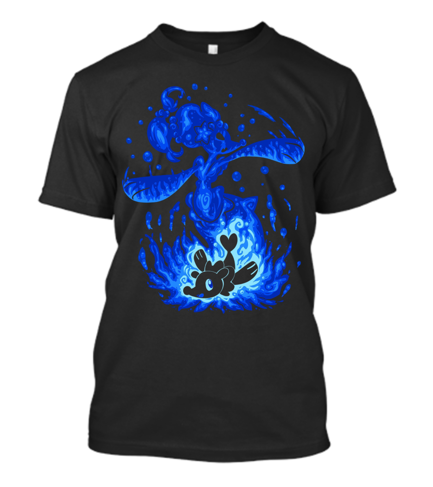 Evolution Pokemon Primarina Alolan Water-Type Transformation T-Shirt