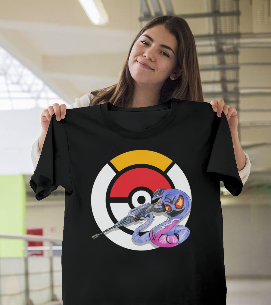 Pokemon X Arbok X Overwatch Widowmaker Mashup T-Shirt