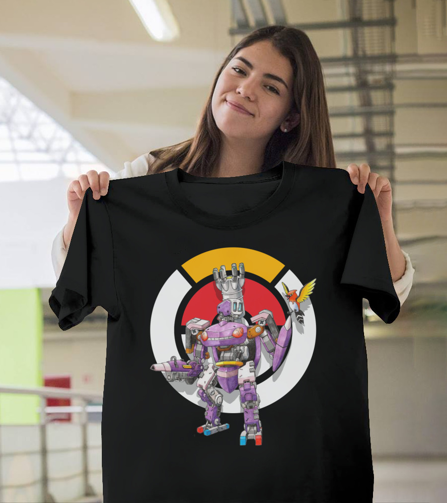 POKEMON X OVER GENESECT X BASTION MECH CROSSOVER T-Shirt