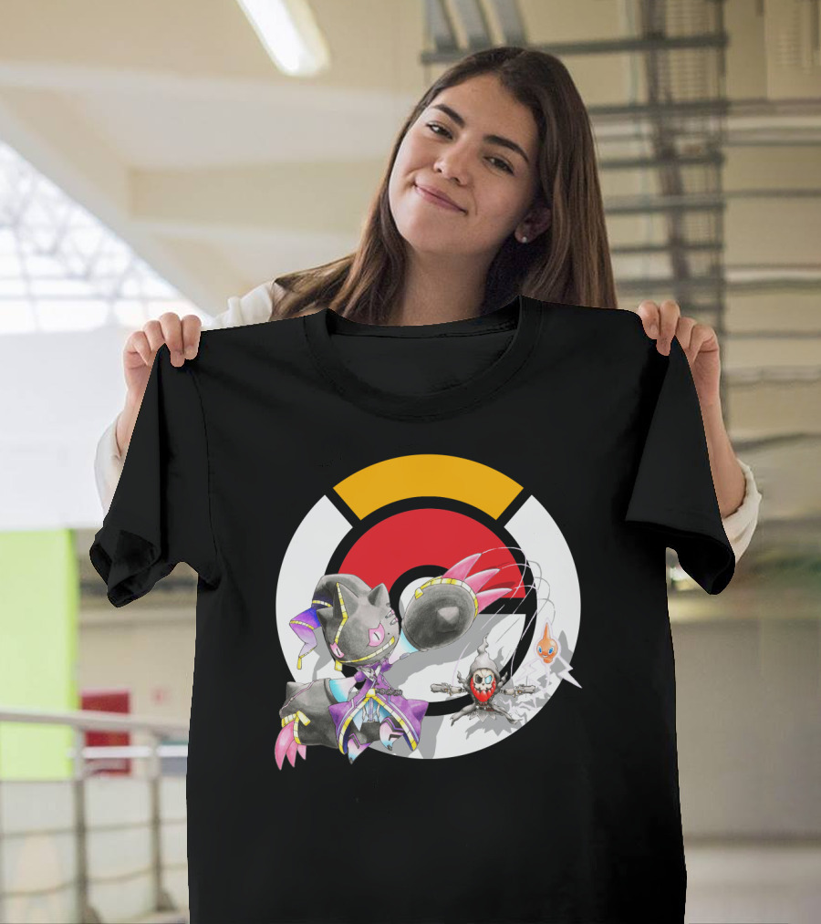 Pokemon X Mega Banette Crossover With Sombra Characters T-Shirt