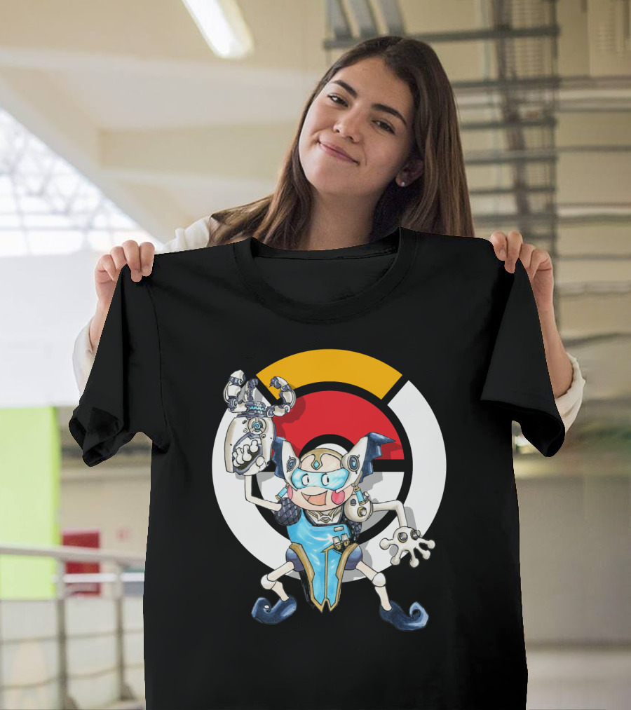 POKEMON X OVER MR. MIME CROSSOVER WITH SYMMETRA T-Shirt