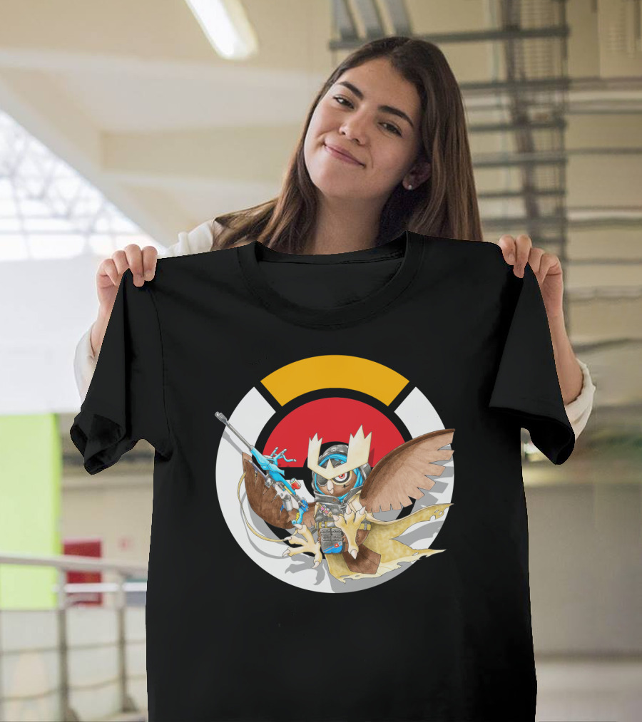Pokemon X Over Noctowl X Ana Official Collaboration T-Shirt
