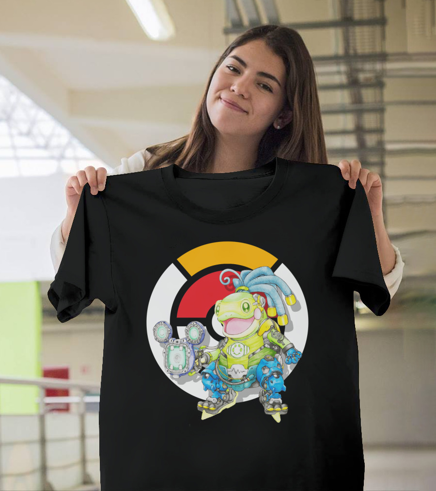 POKEMON X OVERWATCH POLITOED LUCIO MASHUP T-Shirt