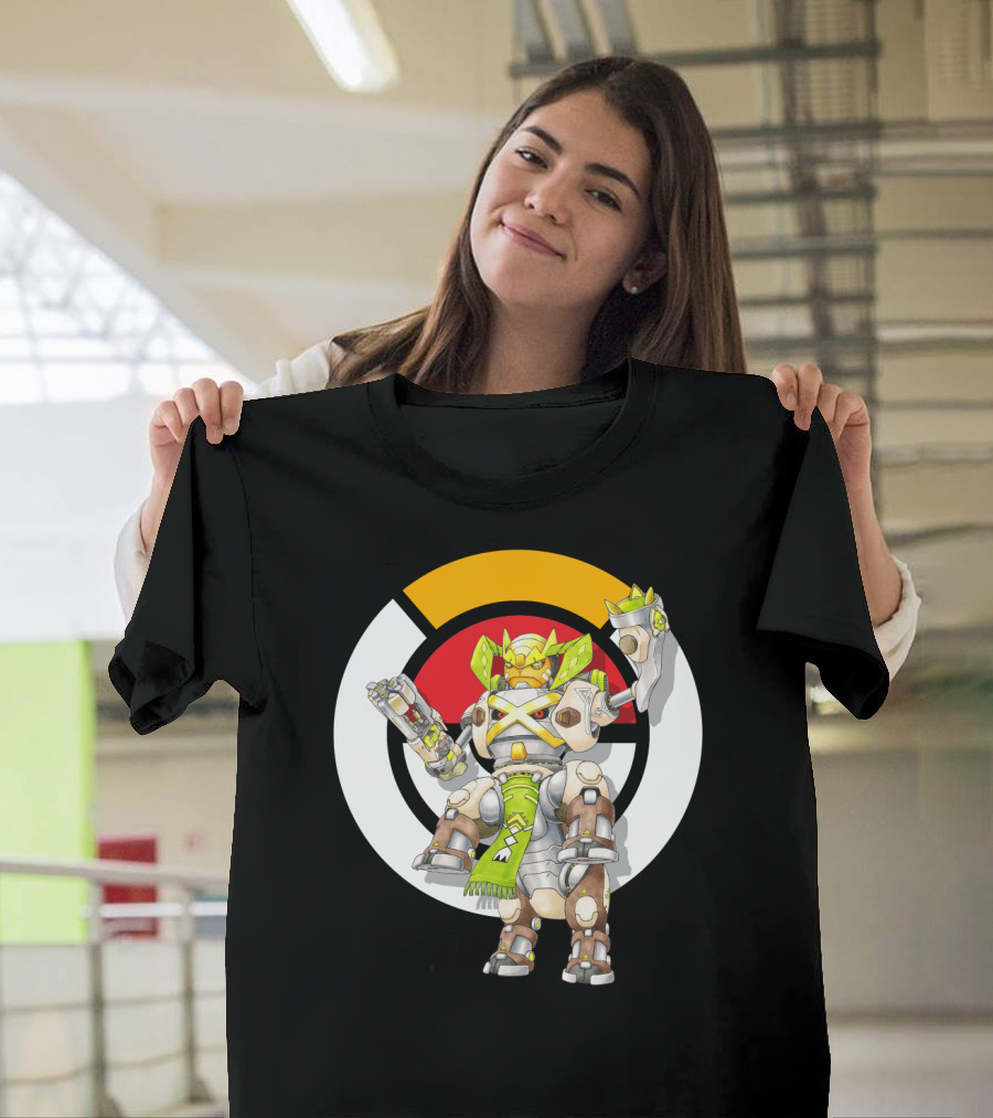 POKEMON X OVER TERRAKION METAGROSS ORISA MECHA CROSSOVER T-Shirt
