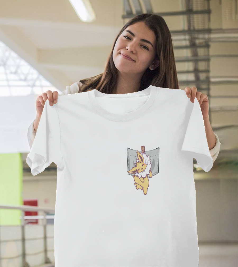 Jolteon Pokemon Pocket Hanging Companion T-Shirt