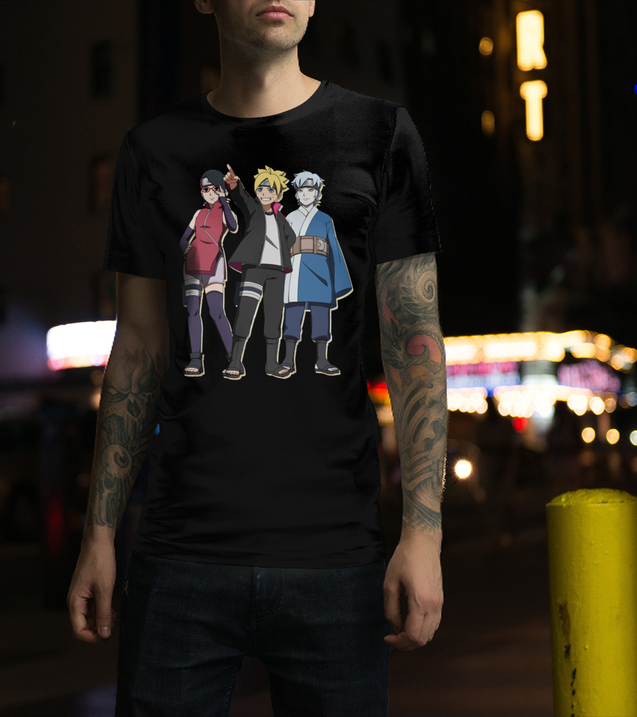 Boruto Sadara Mitsuki Team T-Shirt