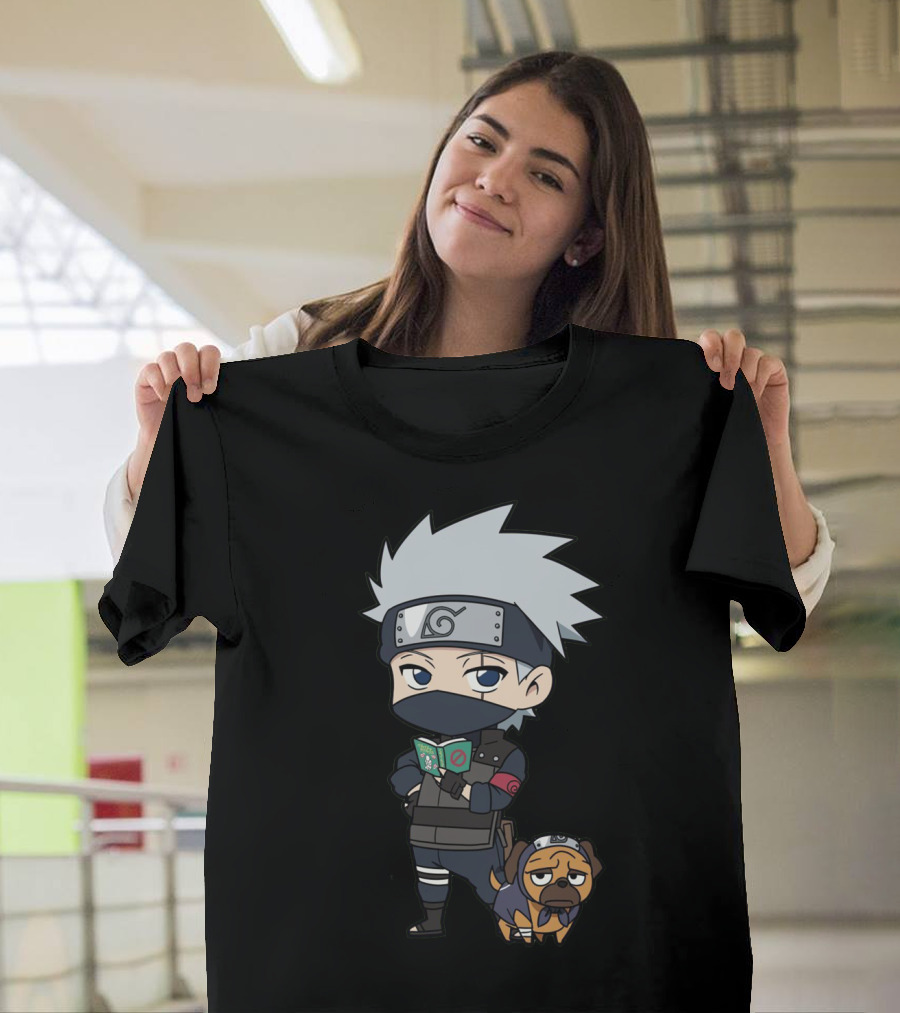 Kakashi Dog Chibi Ninja Fan T-Shirt