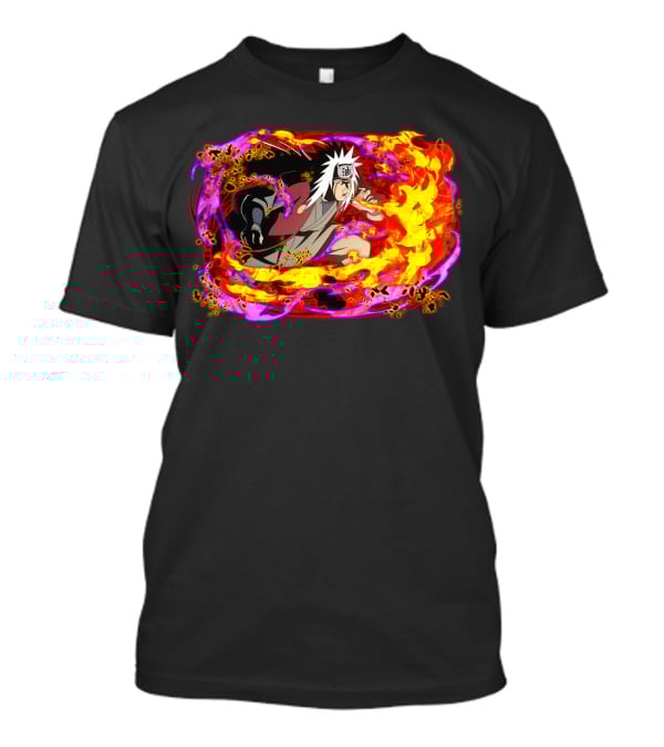 Jiraiya Fire And Magic Aura Ninja Character T-Shirt