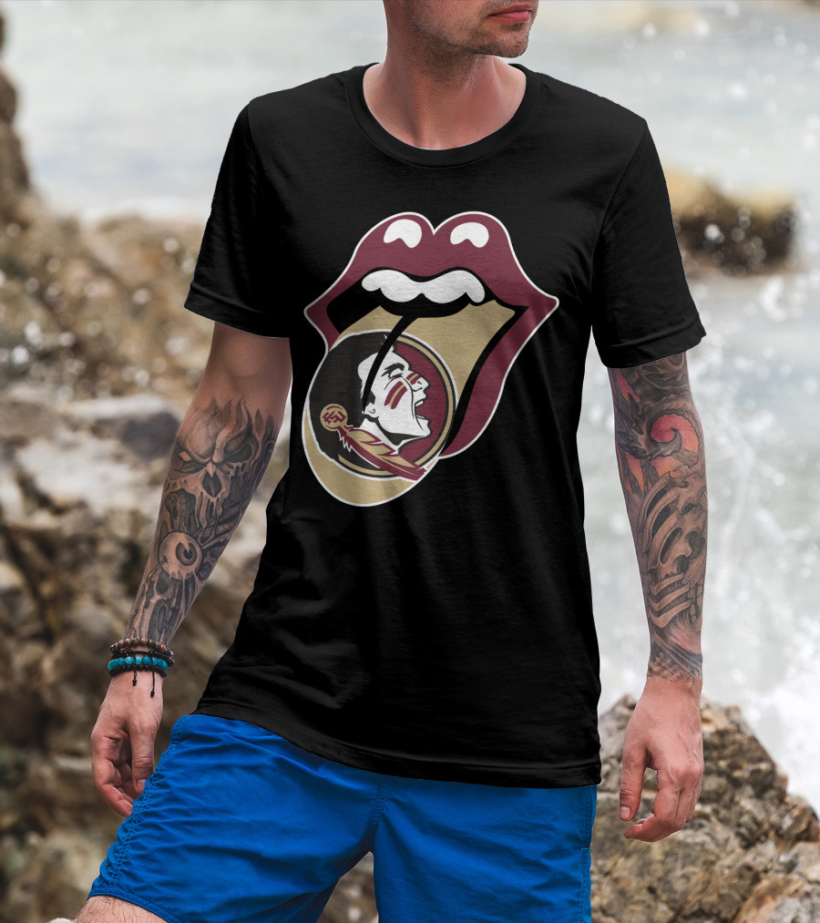 Fsu Seminoles Rolling Stones T-Shirt