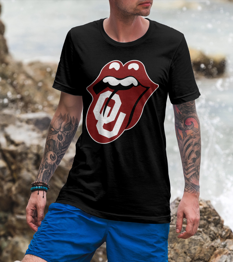 Oklahoma Sooners Rolling Stones T-Shirt
