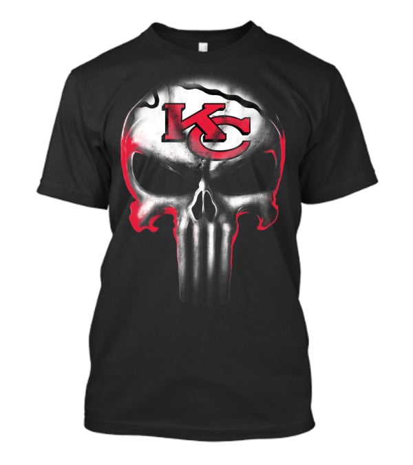 Kc Punisher Skull Chiefs T-Shirt